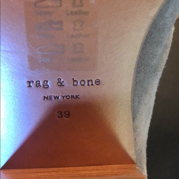 Rag&bone Chelsea Walker Boot Grey suede size 39/9 - Picture 7 of 15